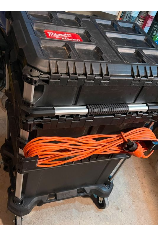 Lot de 2 Supports de rallonge électrique pour caisse Packout Milwaukee