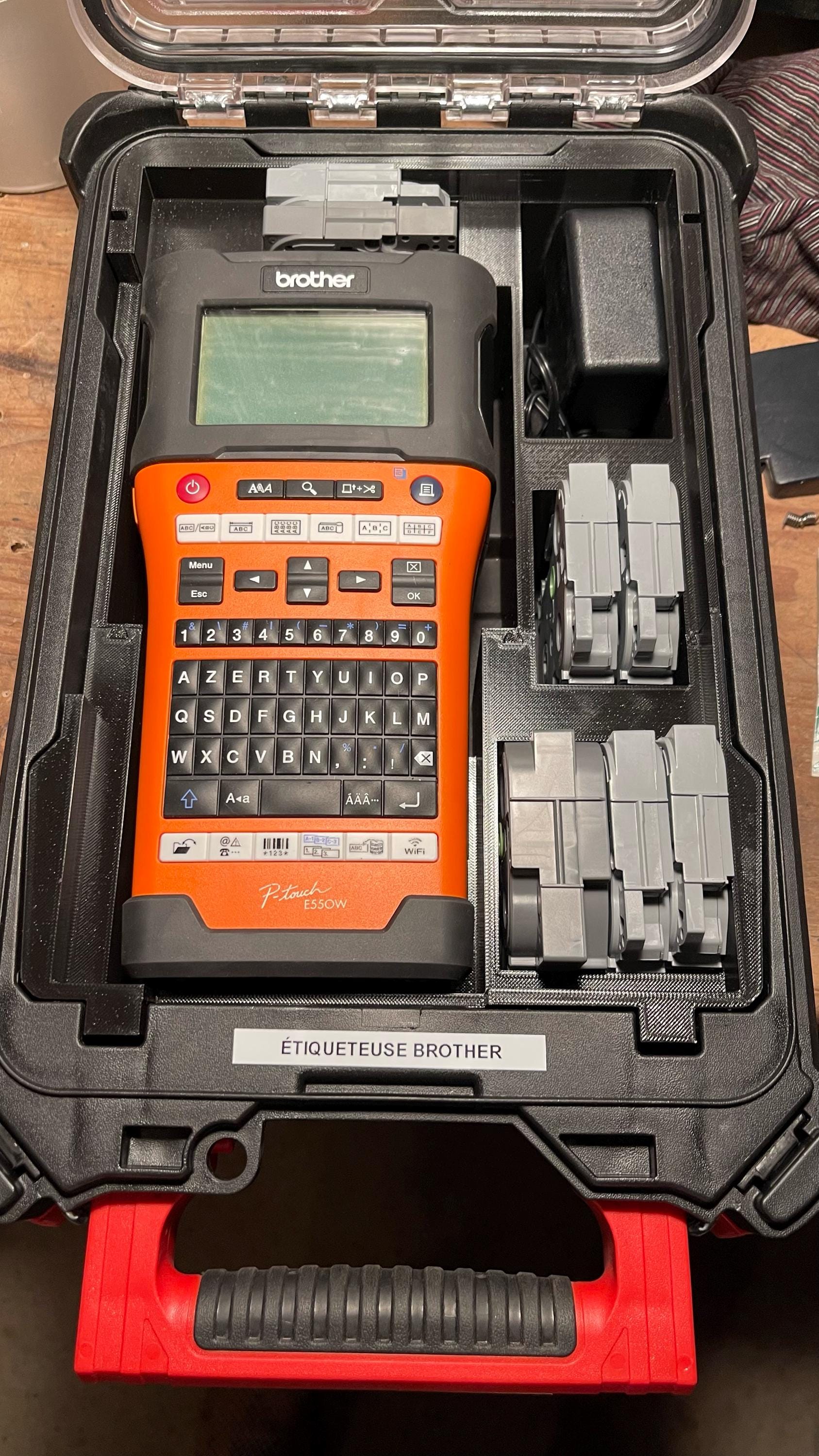 Insert compatible Packout Milwaukee pour Étiqueteuse Brother E550W