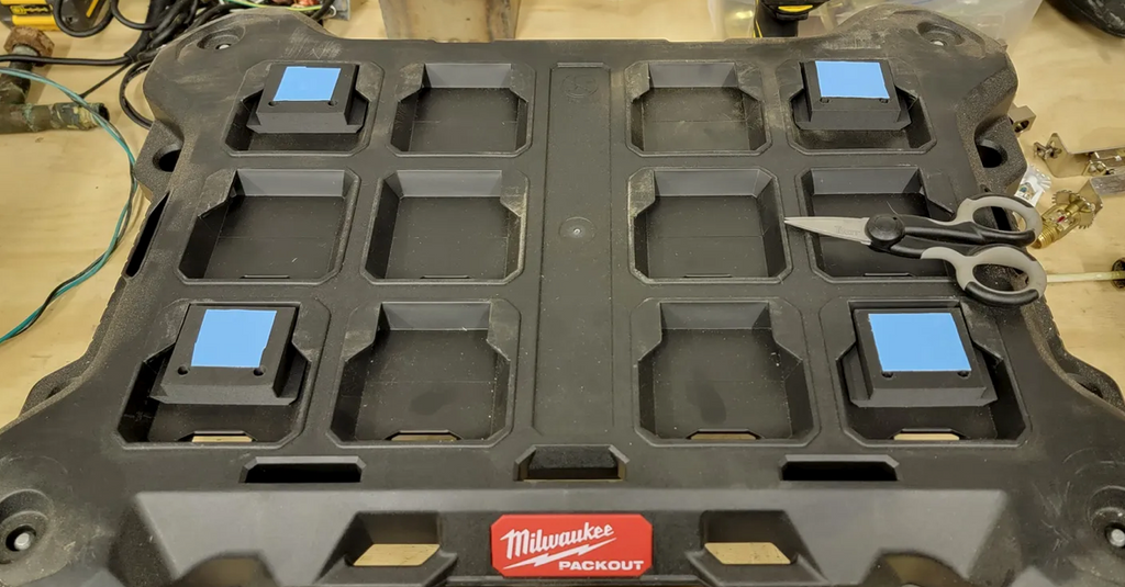 Lot de 4 Supports pour vaisses Packout Milwaukee