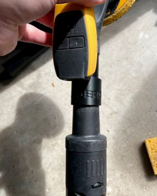 Adaptateur de ponceuse Mirka Deros pour tuyau Hilti Ø35mm