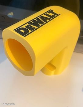 Adaptateur d'évacuation de poussière pour scie DeWalt DWE7485