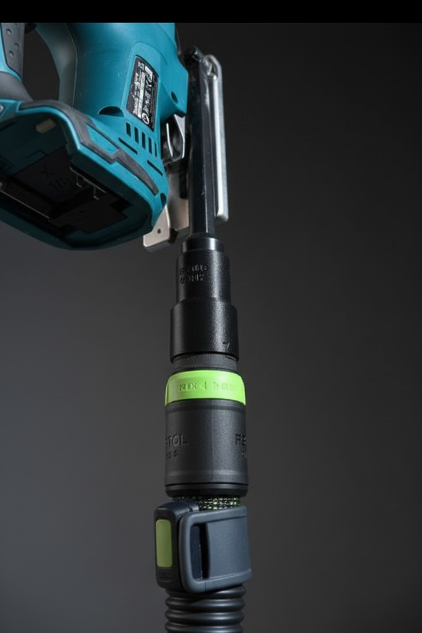 Adaptateur pour Scie Sauteuse MAKITA DJV182 sur aspirateur Festool Cleantec