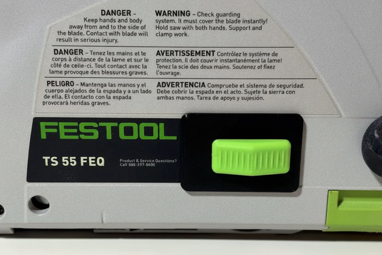 CACHE-POUSSIERE SCIE FESTOOL TS 60, TS 55, TSC 55, TS 75, TS 55 FEBQ / TS 55 REBQ / TS 55 EBQ