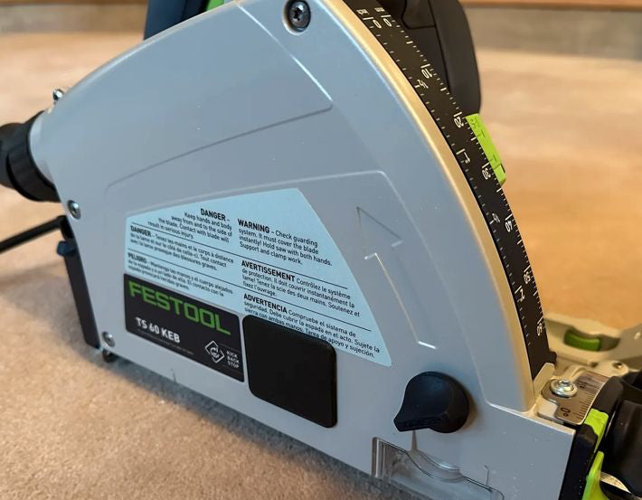 CACHE-POUSSIERE SCIE FESTOOL TS 60, TS 55, TSC 55, TS 75, TS 55 FEBQ / TS 55 REBQ / TS 55 EBQ