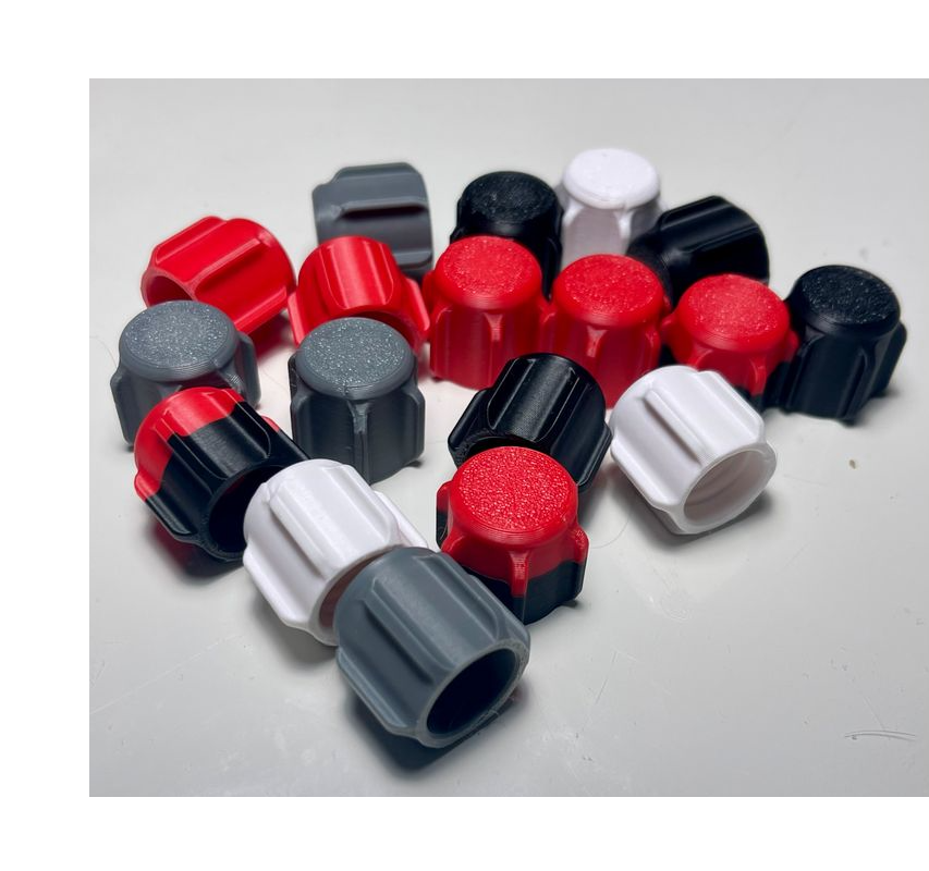 Lot de 10 bouchons pour cartouche de silicone, mastic ou colle ***