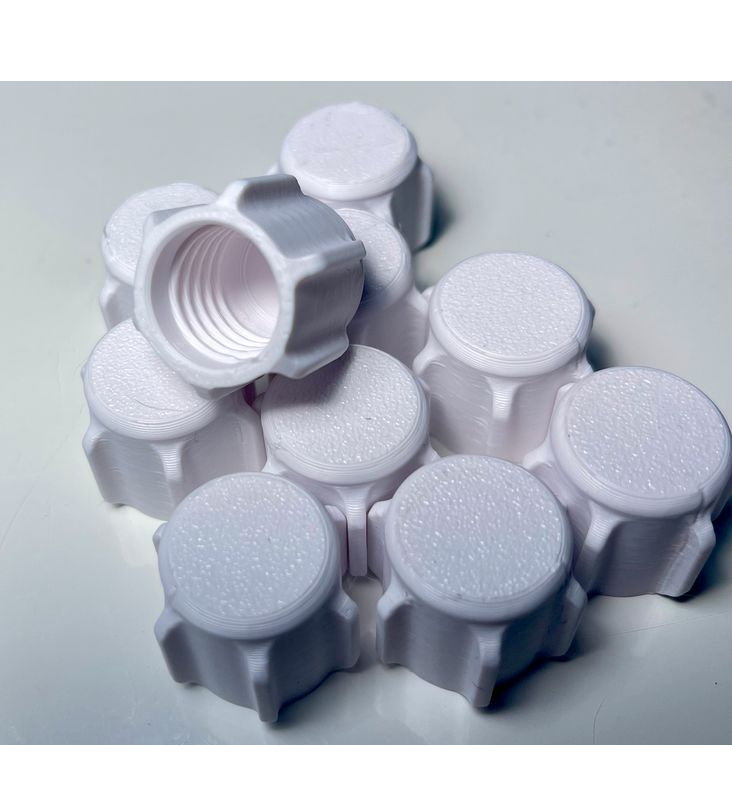 Lot de 10 bouchons pour cartouche de silicone, mastic ou colle ***