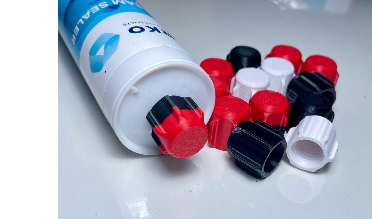 Lot de 10 bouchons pour cartouche de silicone, mastic ou colle ***