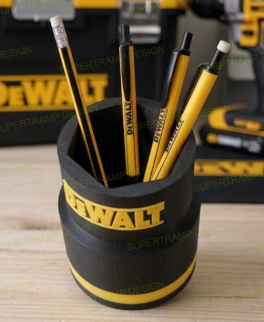 Pot de rangement "Douille Géante" – Style DeWalt – Création Unique