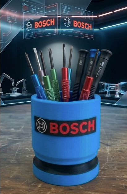 Pot de rangement "Douille Géante" – Style Bosch - Création unique