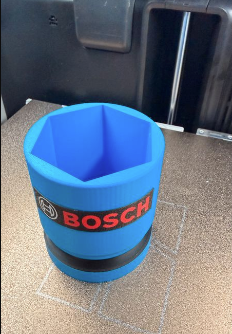 Pot de rangement "Douille Géante" – Style Bosch - Création unique