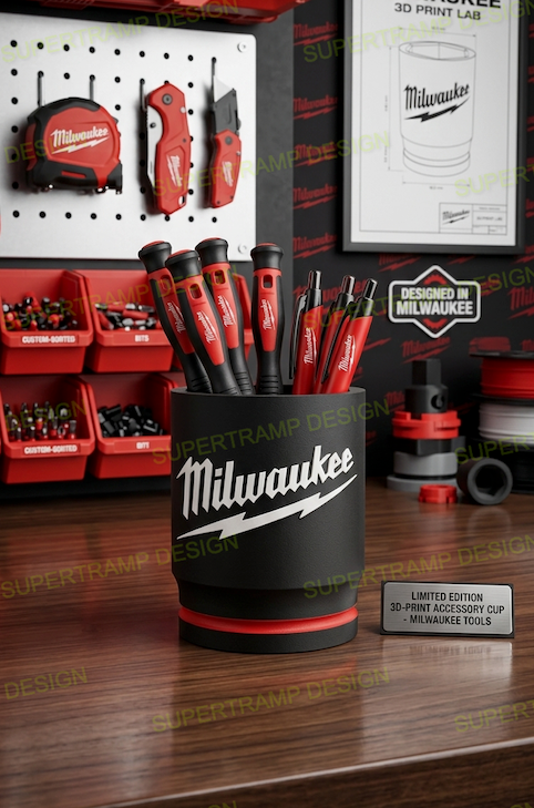Pot de rangement "Douille Géante" – Style Milwaukee Shockwave - Création unique