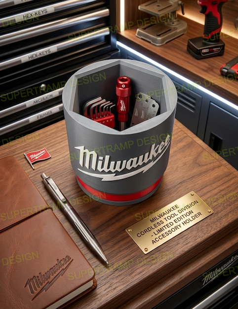 Pot de rangement "Douille Géante" – Style Milwaukee Shockwave - Création unique