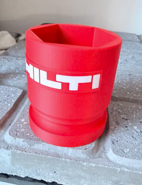 Pot de rangement "Douille Géante" – Style HILTI – Création Unique