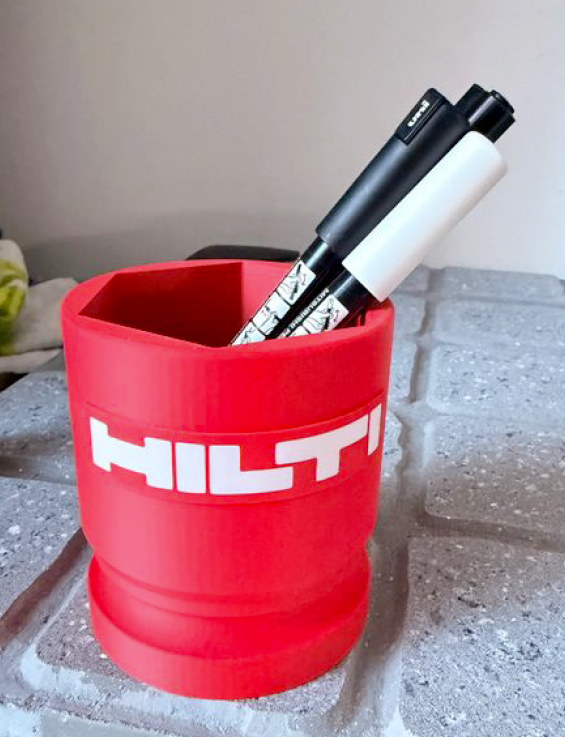 Pot de rangement "Douille Géante" – Style HILTI – Création Unique