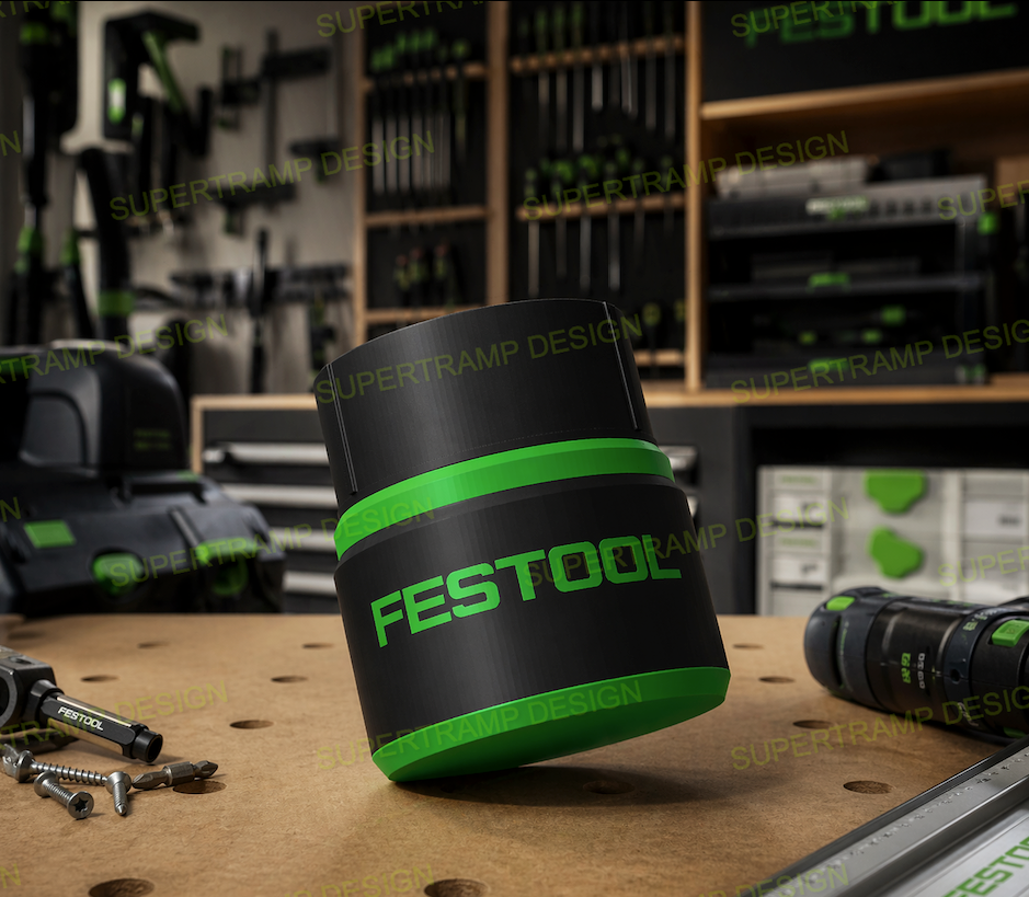 Pot de rangement "Douille Géante" – Style Festool - Création unique