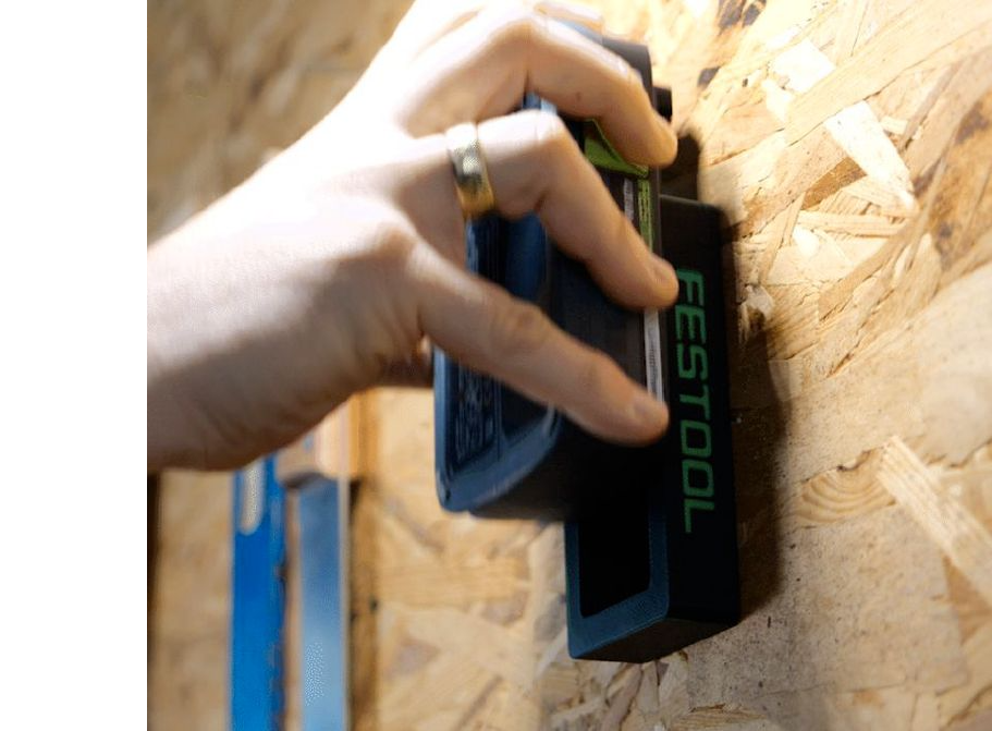 Support mural batterie compatible Festool 18V.
