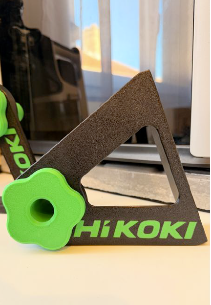 Support mural essuie tout, Logo HIKOKI, Towel Holder - Création unique